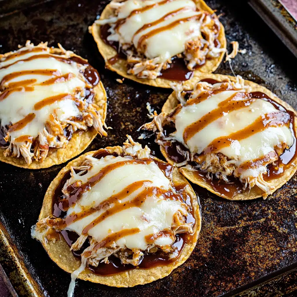 BBQ Chicken Tostadas Recipe 4 BBQ Chicken Tostadas Recipe - Recipe Image