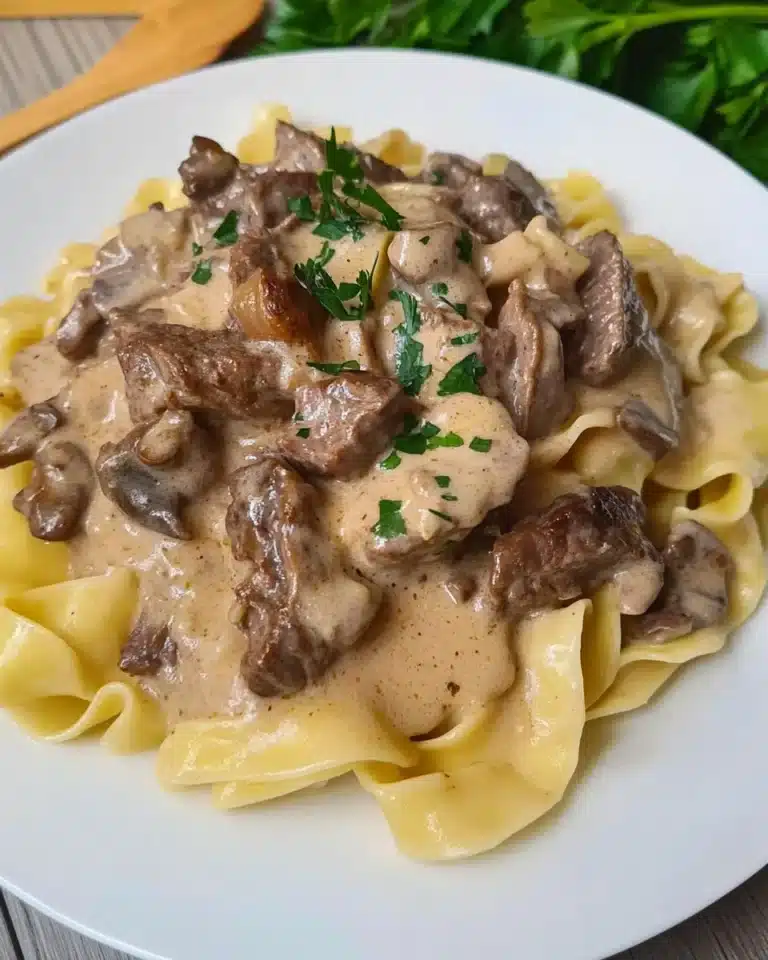 Ground Beef Stroganoff Recipe
