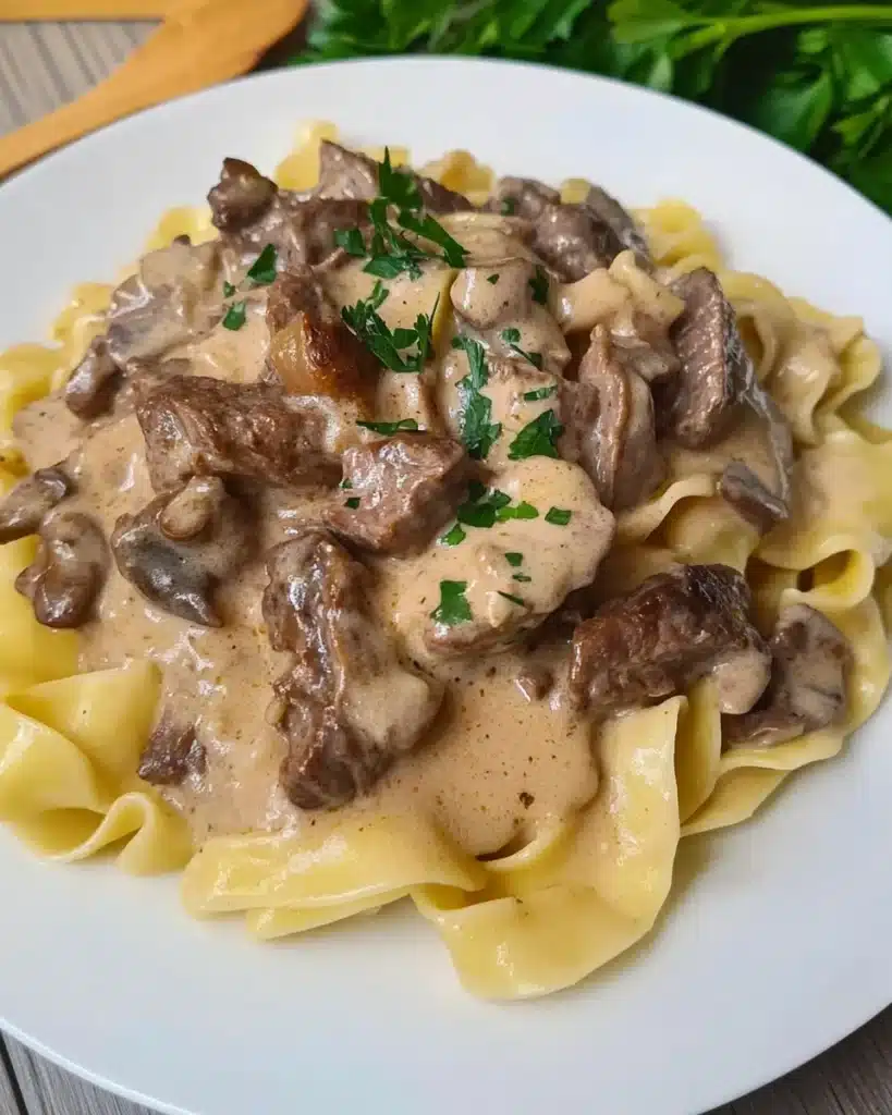 Ground Beef Stroganoff Recipe
