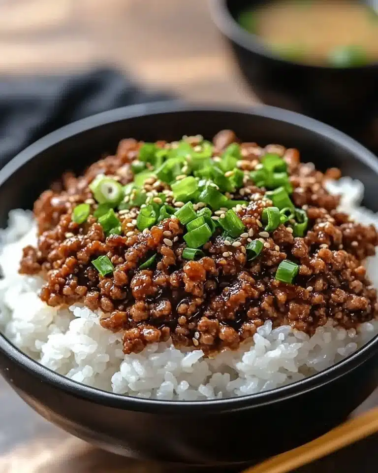 orean Ground Beef Bowl (25-Minutes) Recipe