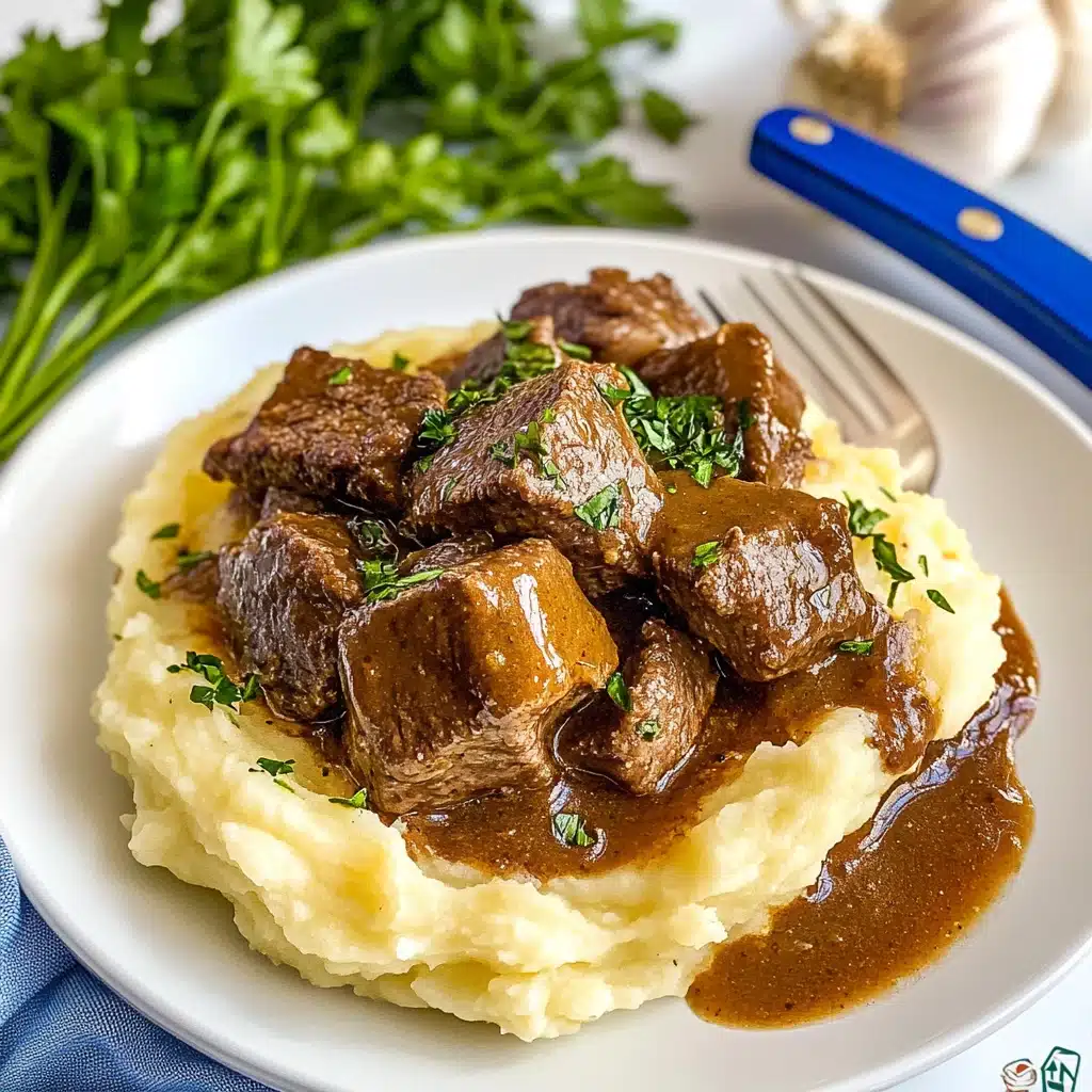 Slow Cooker Garlic Butter Steak Bites Recipe 4 Slow Cooker Garlic Butter Steak Bites Recipe - Recipe Image
