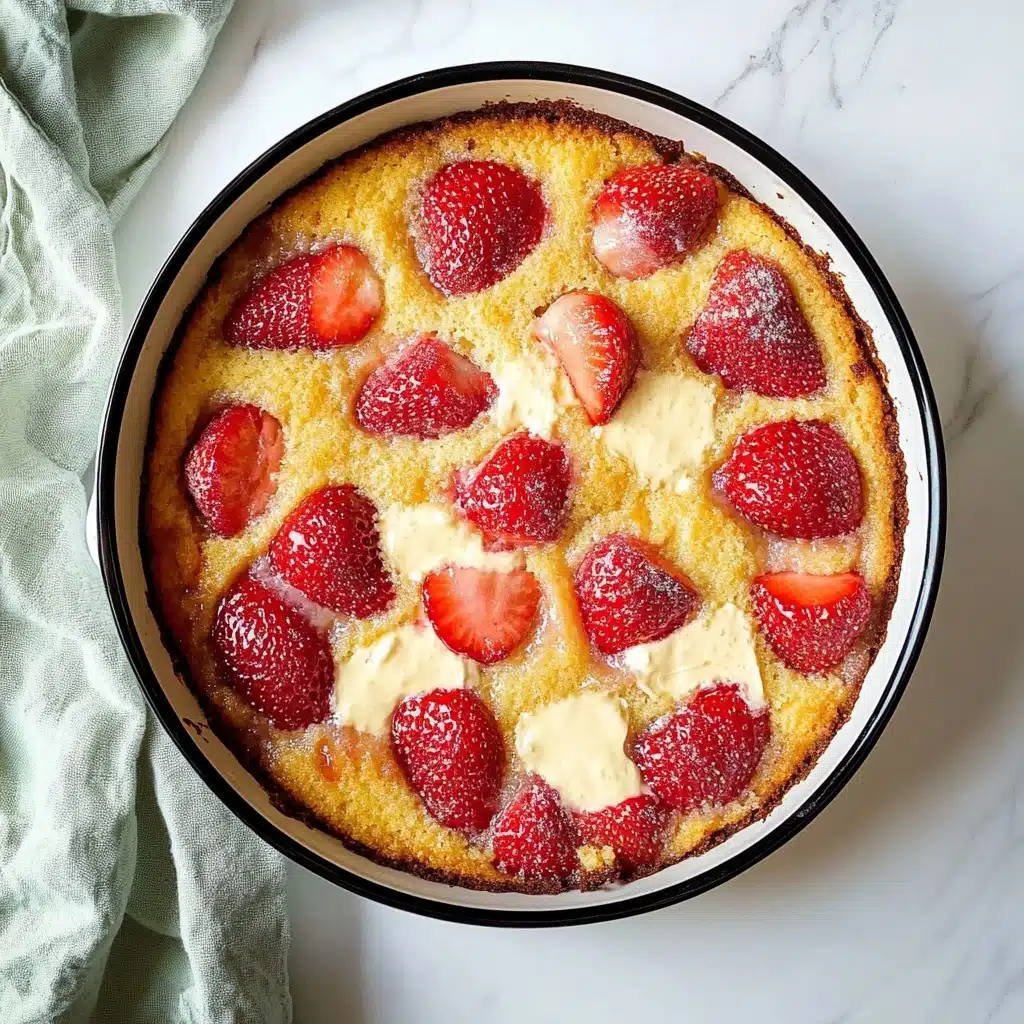 STRAWBERRY CREAM CHEESE COBBLER Recipe 4 STRAWBERRY CREAM CHEESE COBBLER Recipe - Recipe Image