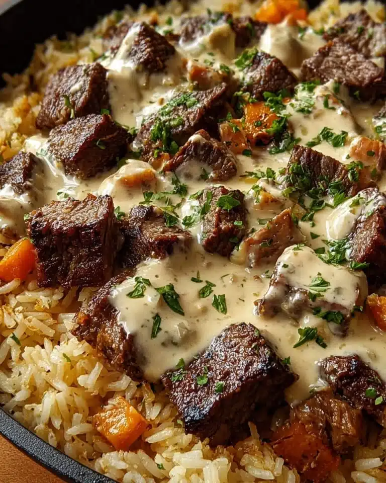 Steak & Queso Rice Recipe