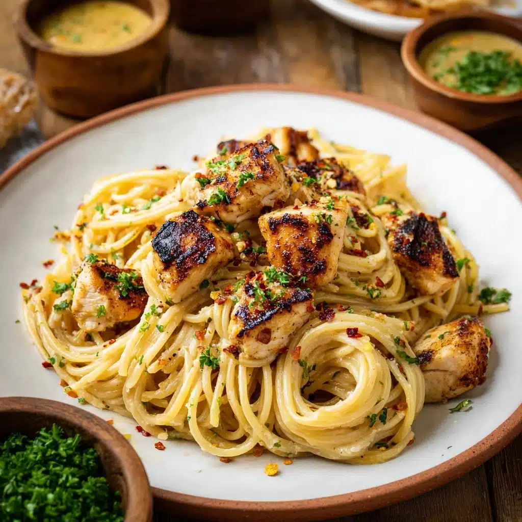 Cowboy Butter Chicken Linguine Recipe - Recipe Image