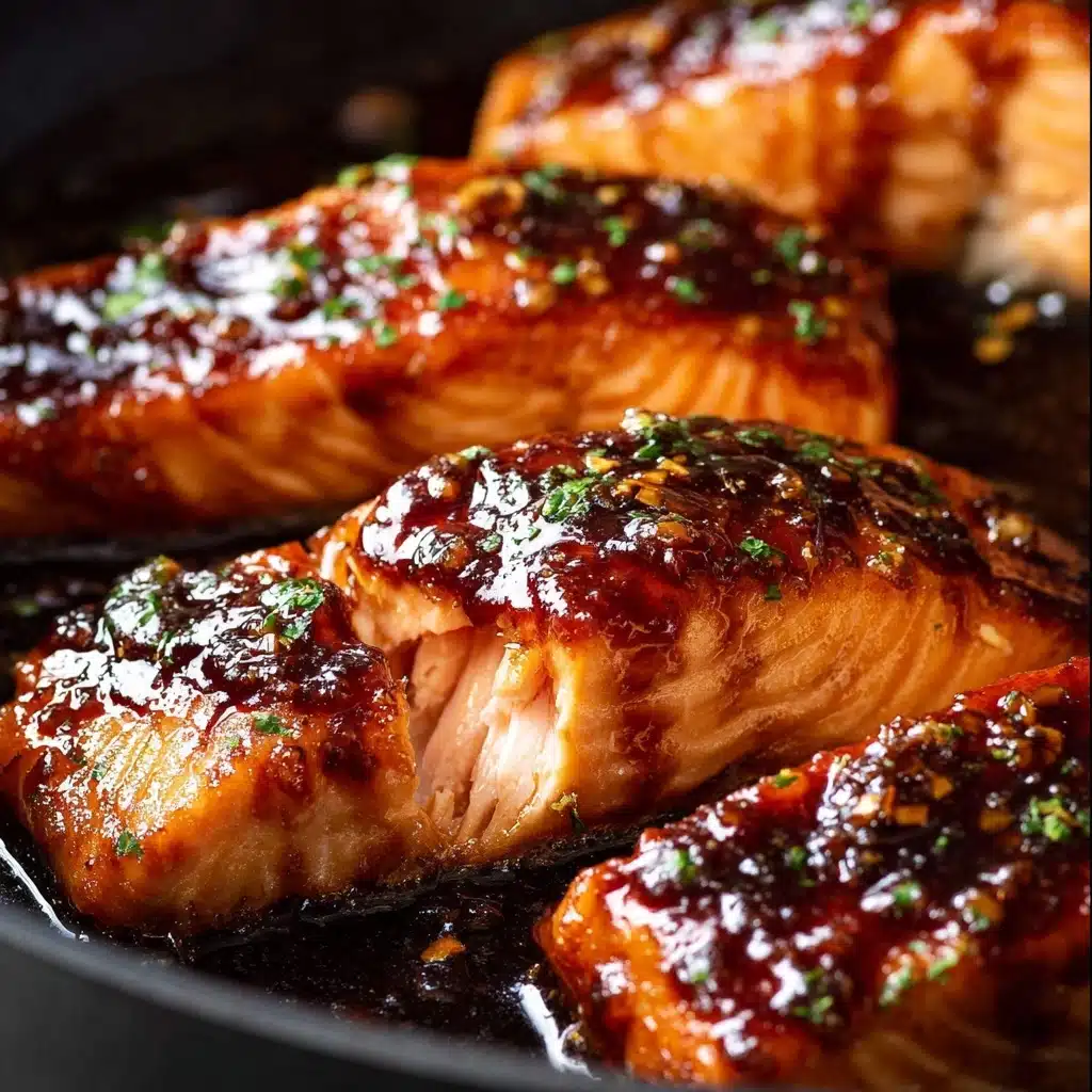 Honey Garlic Glazed Salmon Recipe - Recipe Image