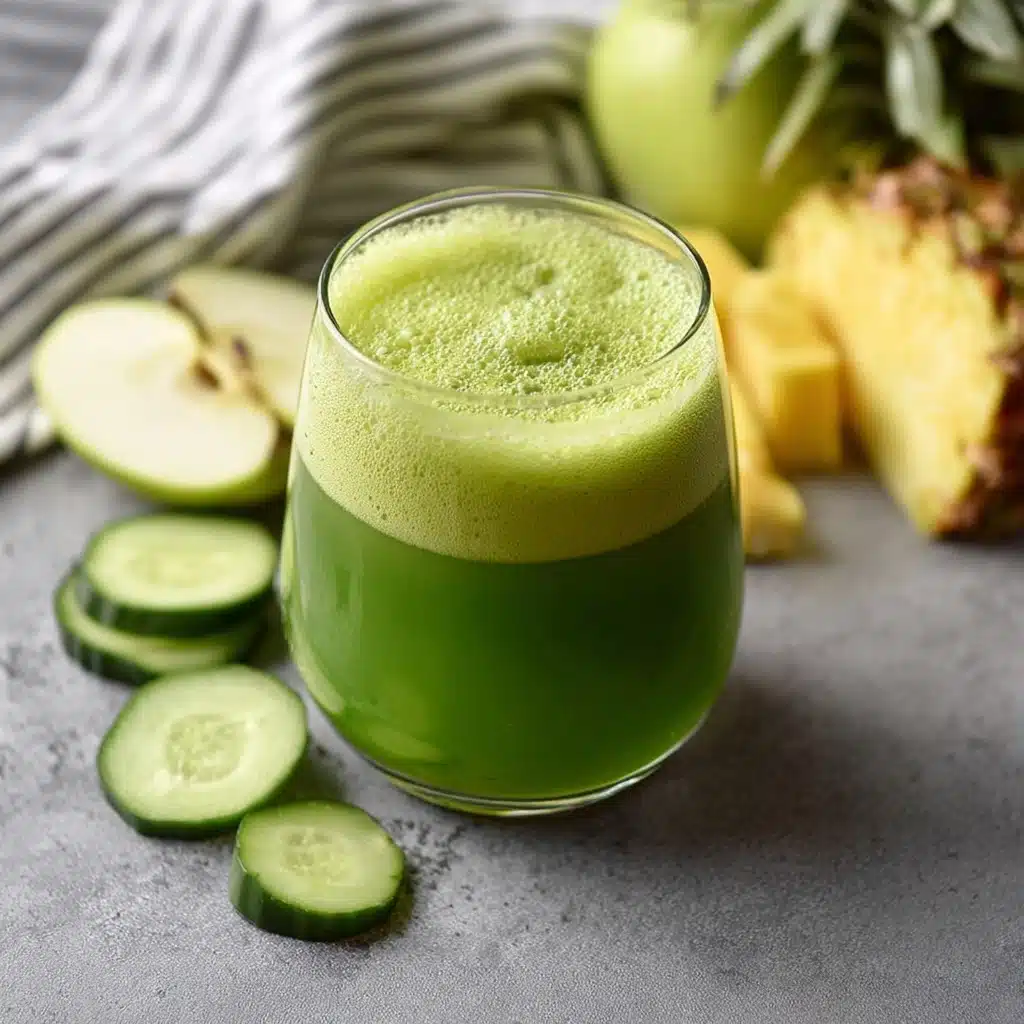 PINEAPPLE SPINACH GREEN JUICE Recipe - Recipe Image