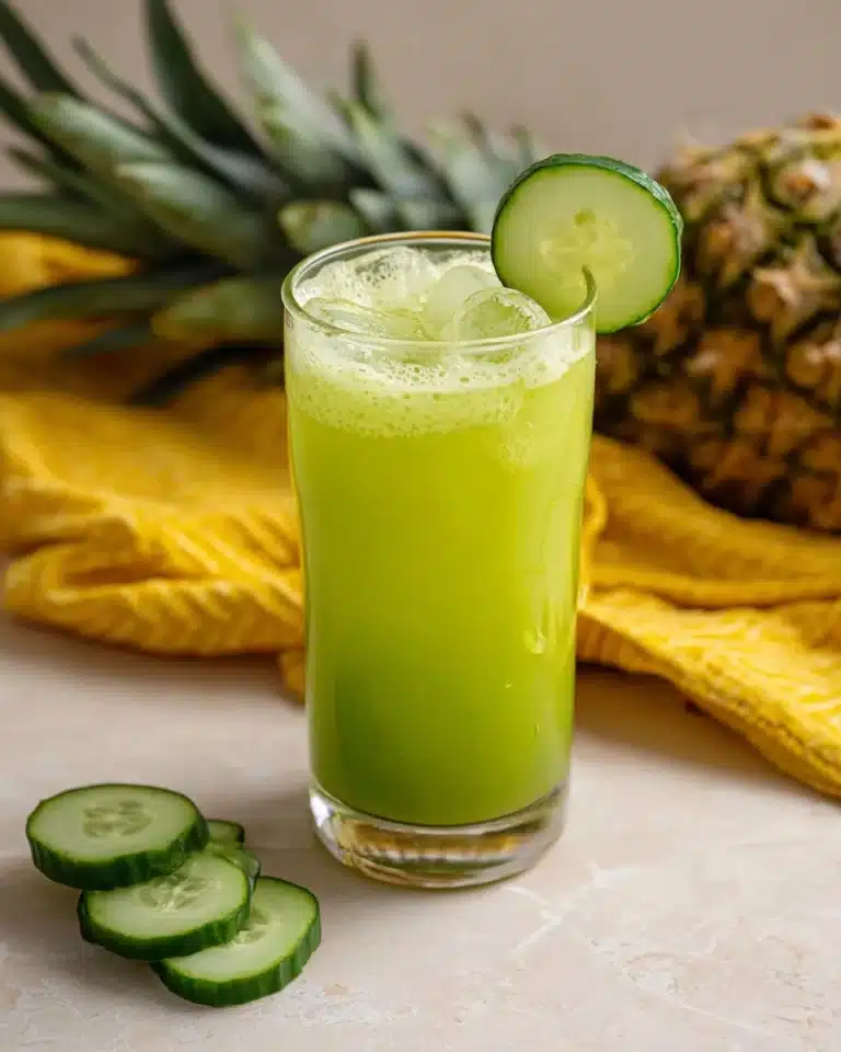 Pineapple and Cucumber Juice Recipe