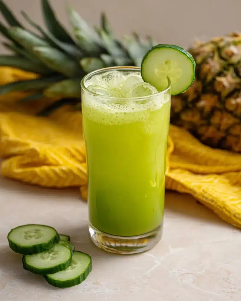 Pineapple and Cucumber Juice Recipe