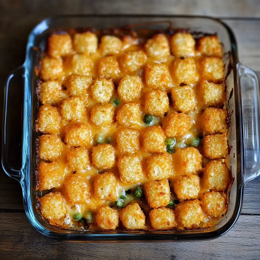 The BEST Tater Tot Casserole Recipe - Recipe Image