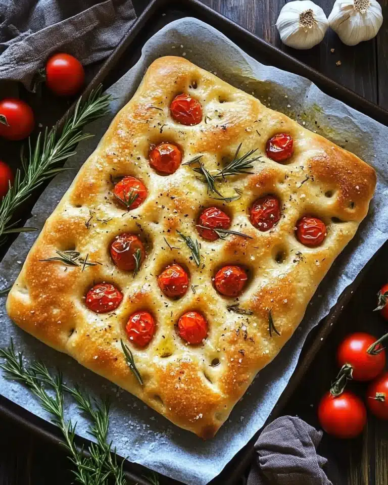 Rosemary Garlic Focaccia Recipe
