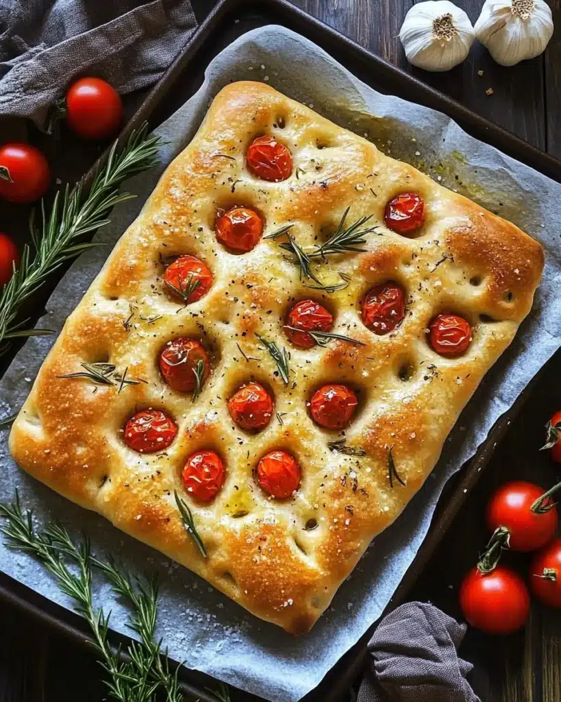Rosemary Garlic Focaccia Recipe