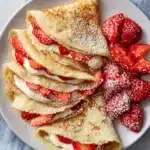 Strawberry Protein Crepes