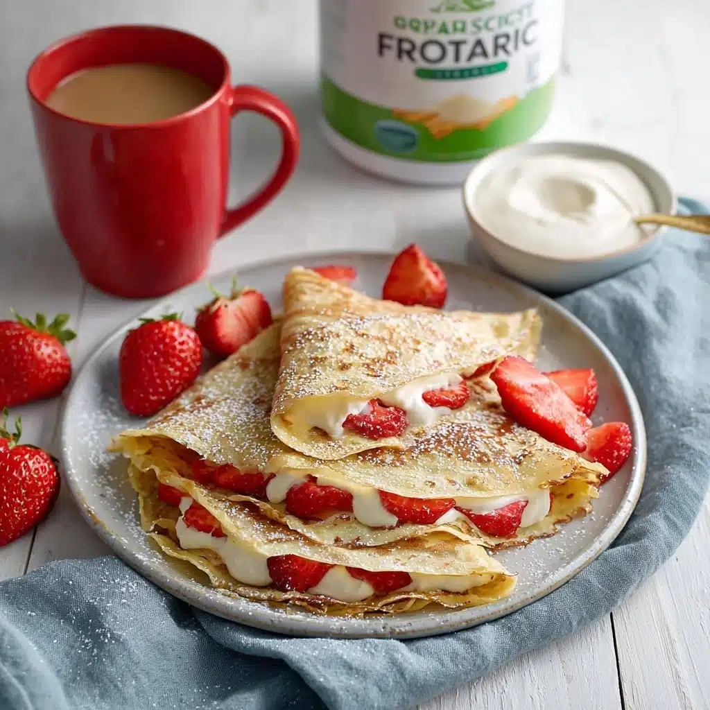 Strawberry Protein Crepes
 - Recipe Image