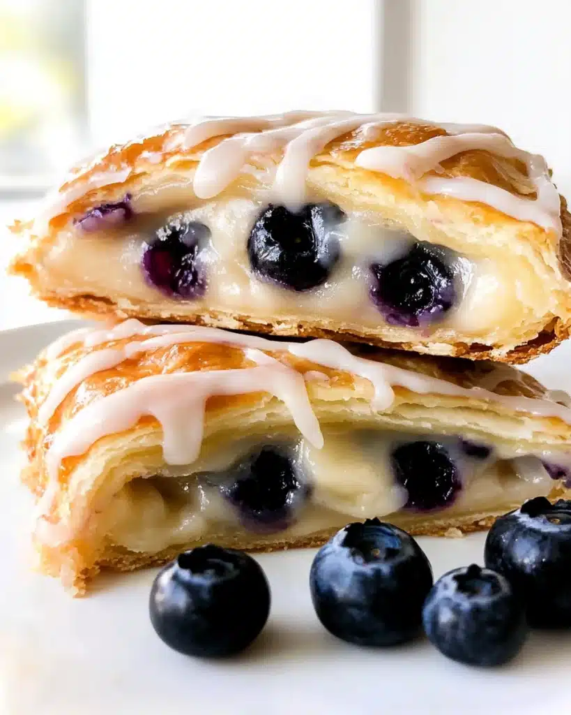 Blueberry Cream Cheese Pastry Braid Recipe