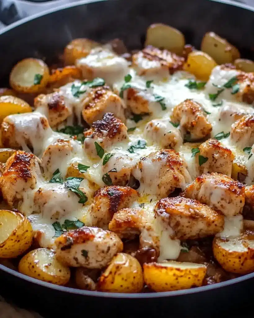 Garlic Parmesan Chicken and Potatoes (One-Pan Dinner) Recipe