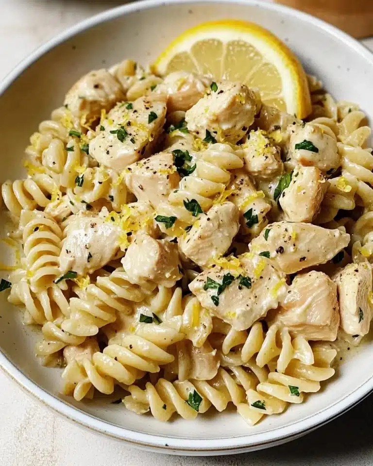 Lemon Chicken Pasta Bake {Gluten & Dairy Free} Recipe