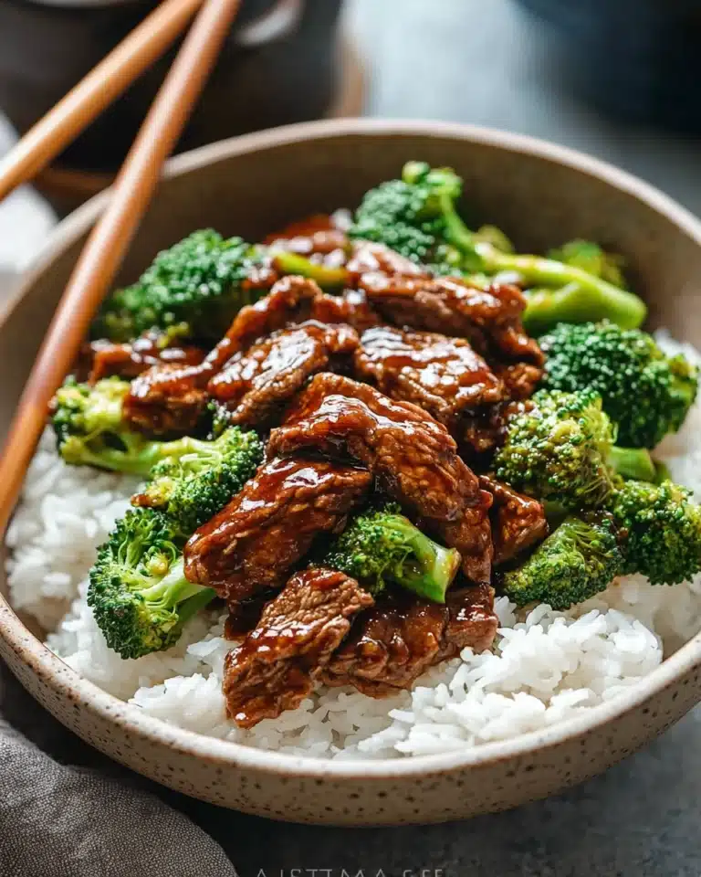 Chinese Beef and Broccoli Recipe
