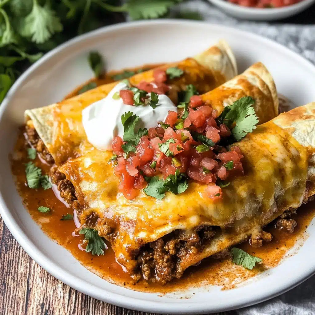 Ground Beef Enchiladas Recipe 4 Ground Beef Enchiladas Recipe - Recipe Image