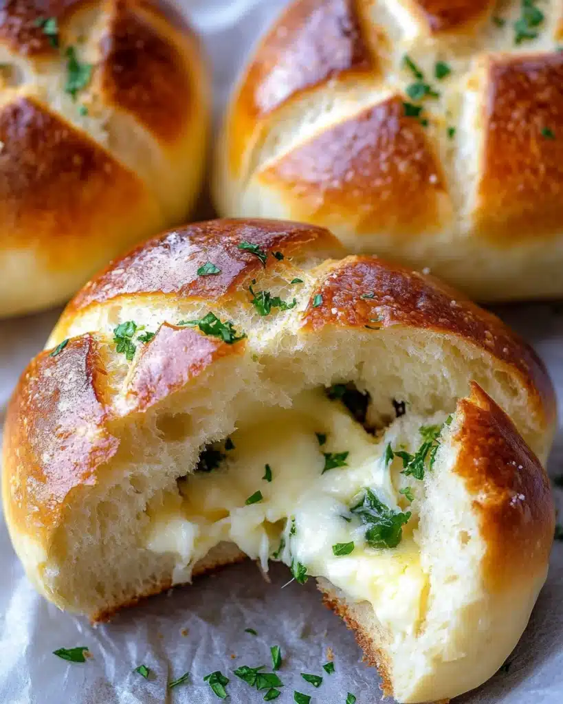 Korean Cream Cheese Garlic Bread Recipe