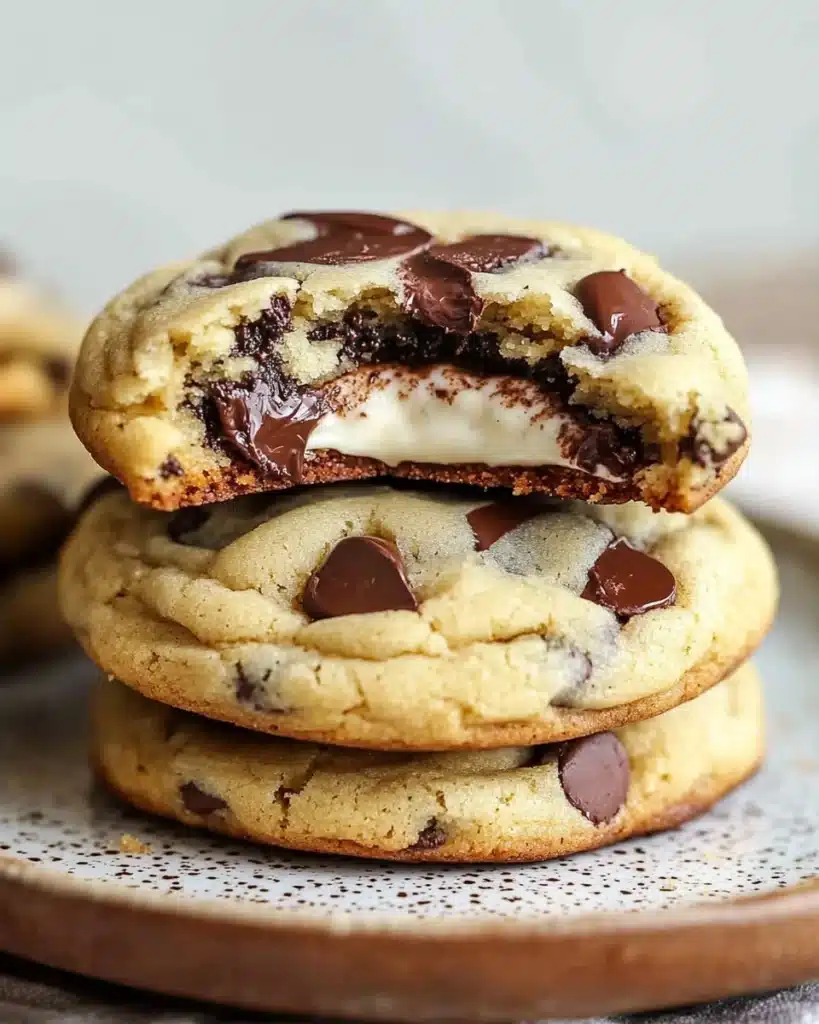 Cheesecake Stuffed Chocolate Chip Cookies Recipe