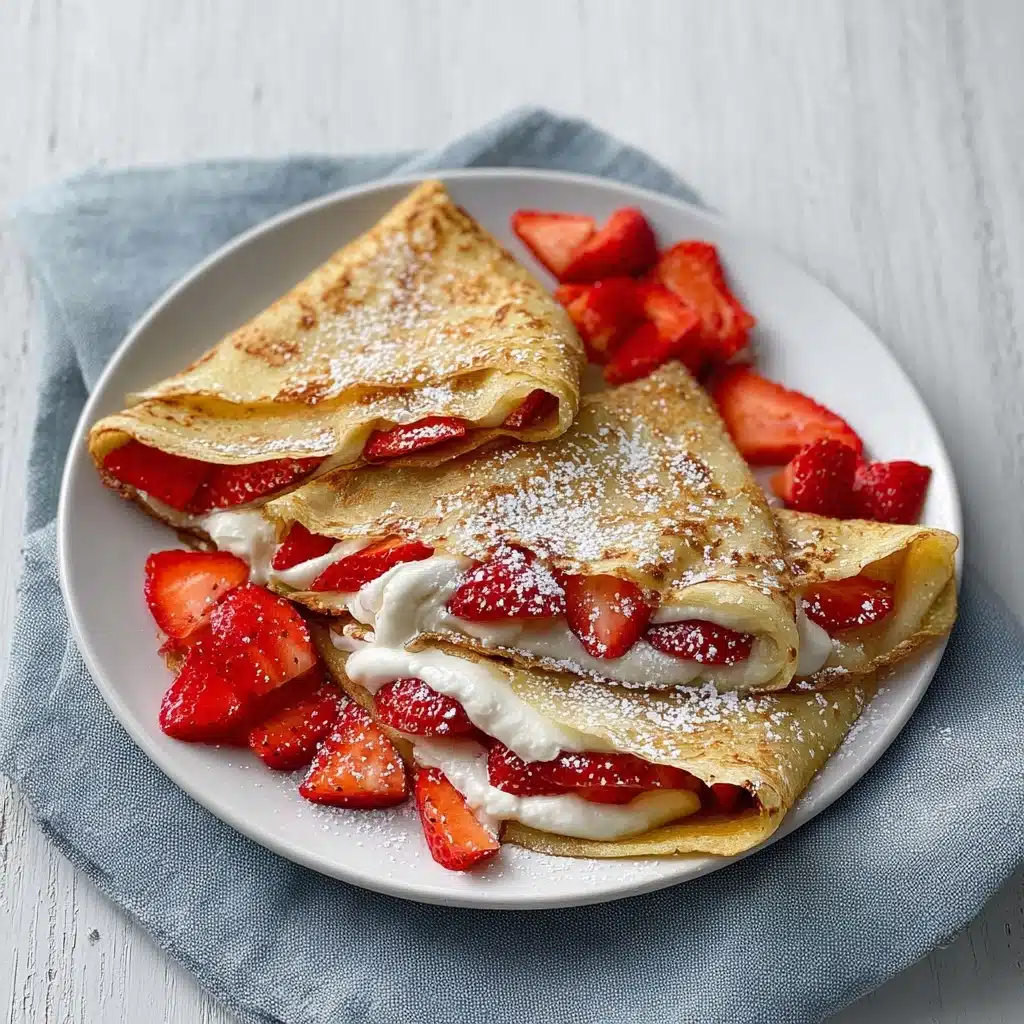 Strawberry Protein Crepes
 - Recipe Image