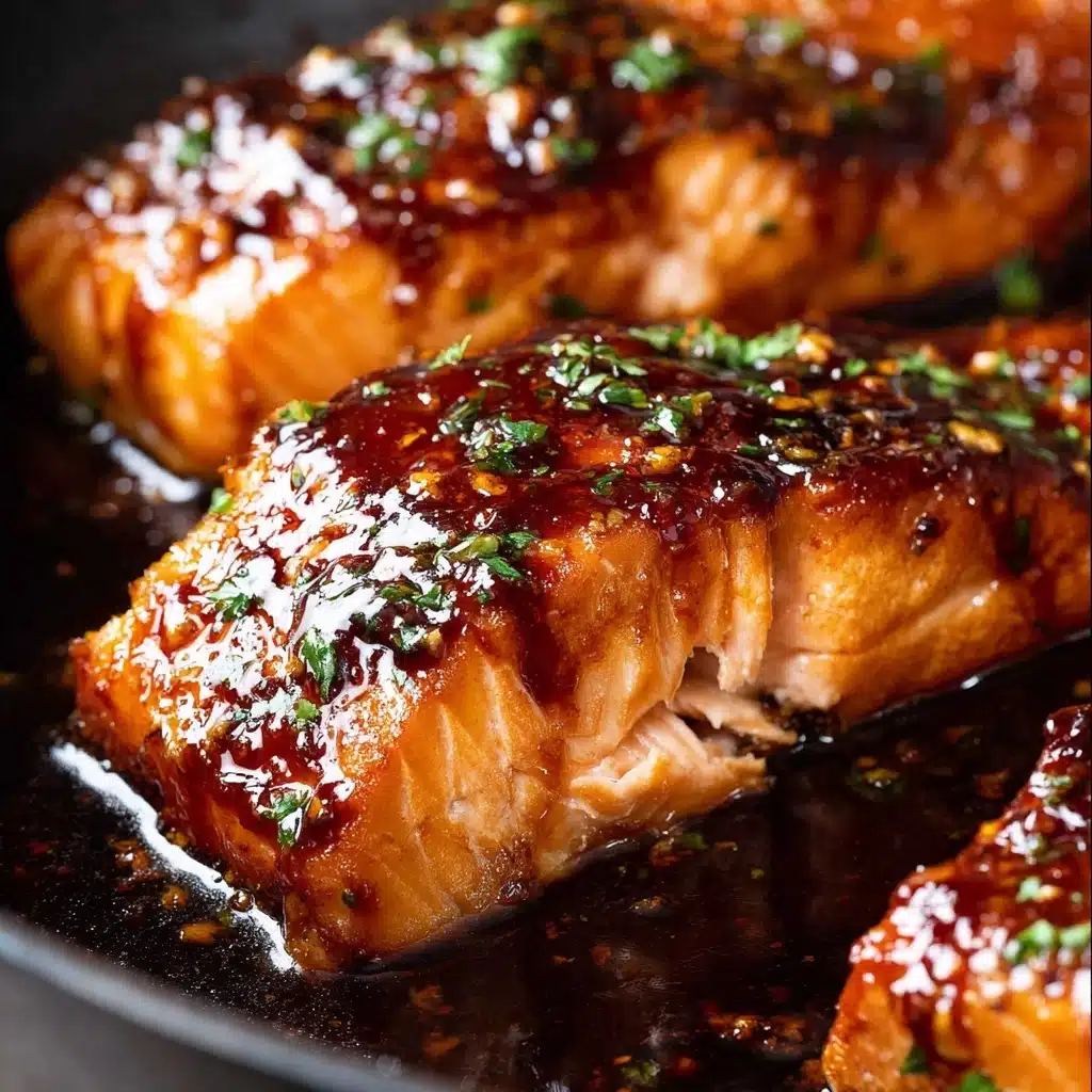 Honey Garlic Glazed Salmon Recipe - Recipe Image