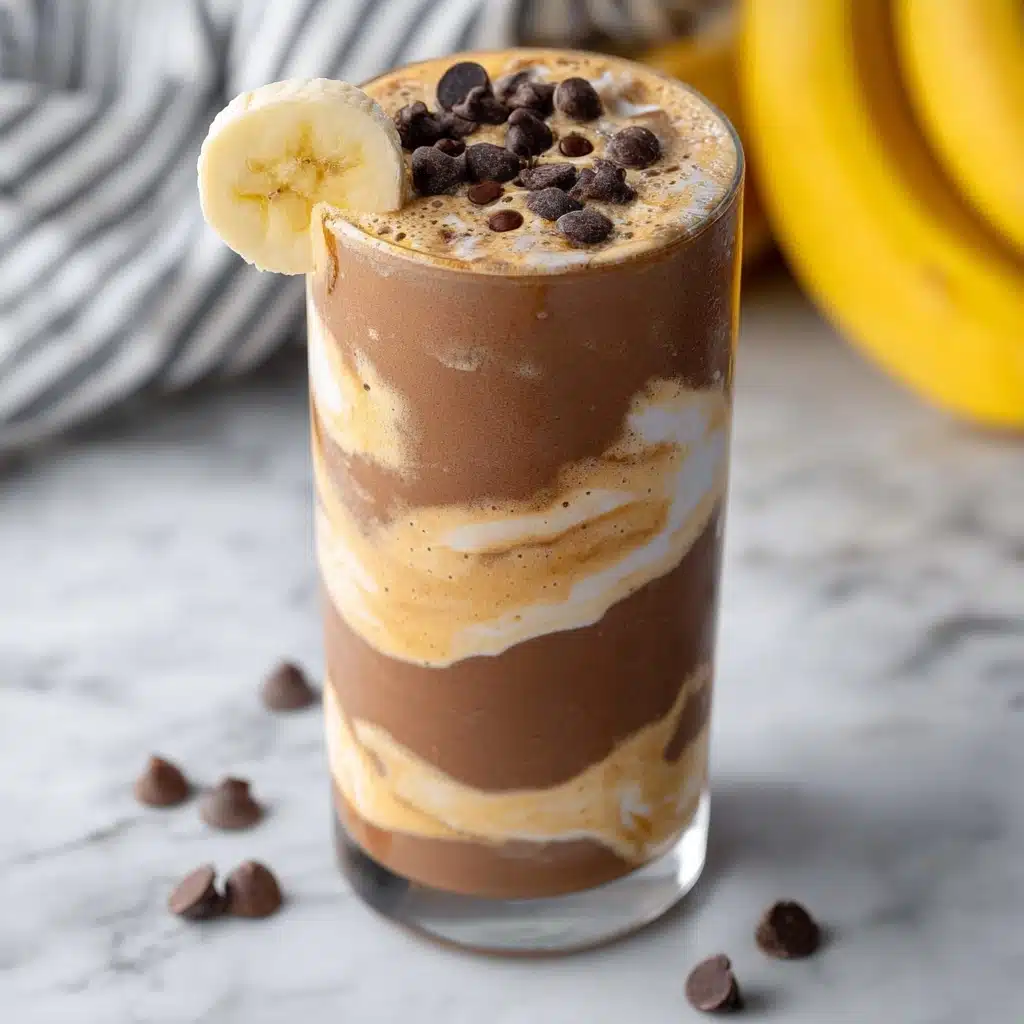 Chocolate Peanut Butter Smoothie Recipe - Recipe Image
