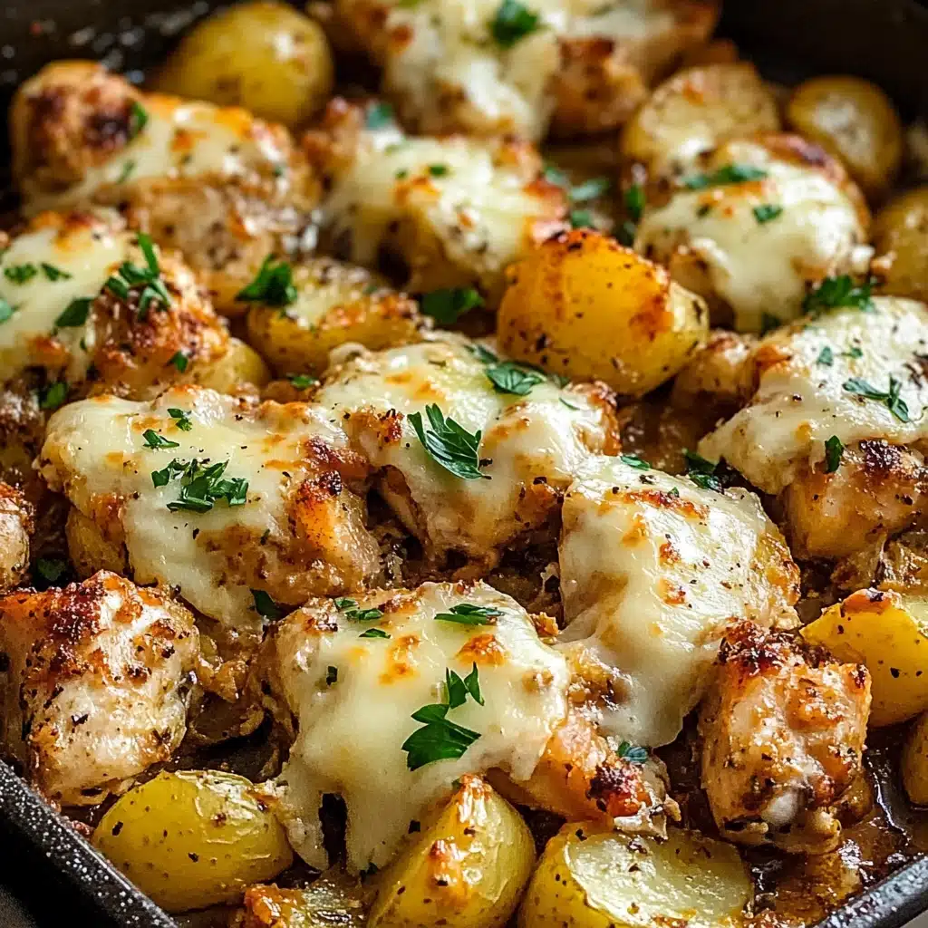 Garlic Parmesan Chicken and Potatoes (One-Pan Dinner) Recipe 5 Garlic Parmesan Chicken and Potatoes (One-Pan Dinner) Recipe - Recipe Image