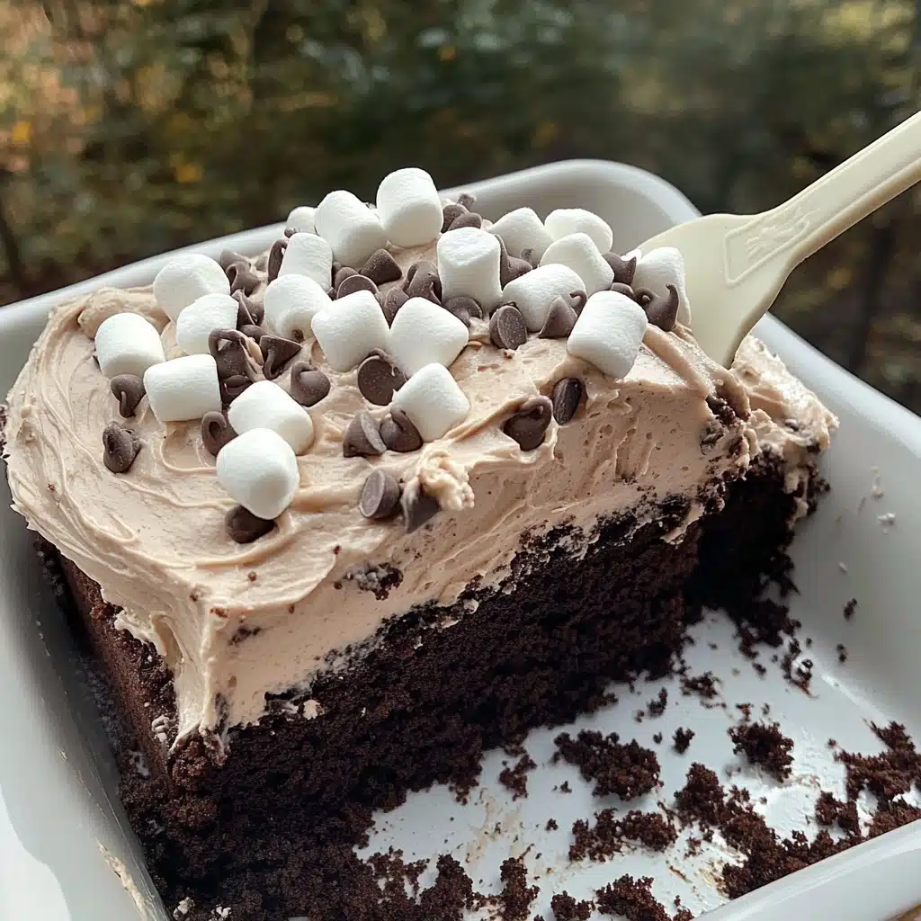 Hot Chocolate Poke Cake Recipe 5 Hot Chocolate Poke Cake Recipe - Recipe Image