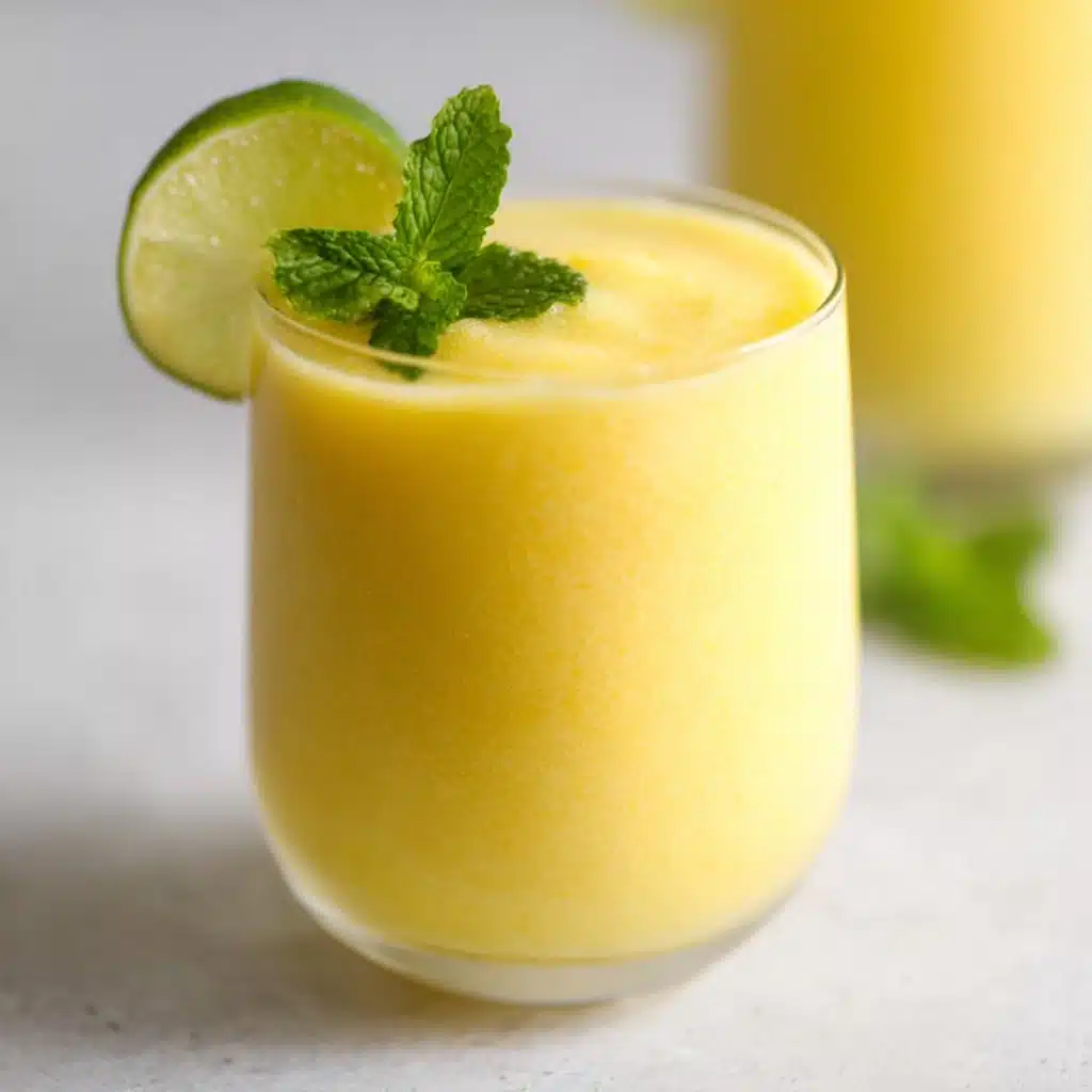 5-Minute Vegan Tropical Smoothie Recipe - Recipe Image