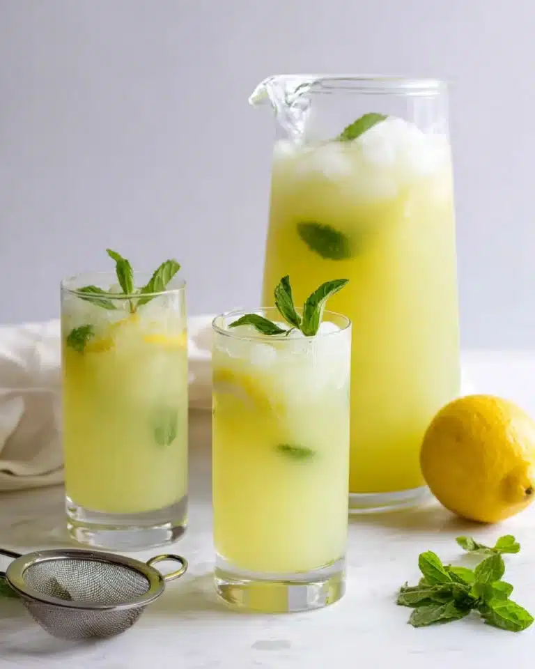 Lemon Mint Juice (Lebanese Lemonana) Recipe