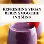 Vibrant Vegan Berry SmoothieVibrant Vegan Berry Smoothie Recipe