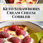 STRAWBERRY CREAM CHEESE COBBLER Recipe