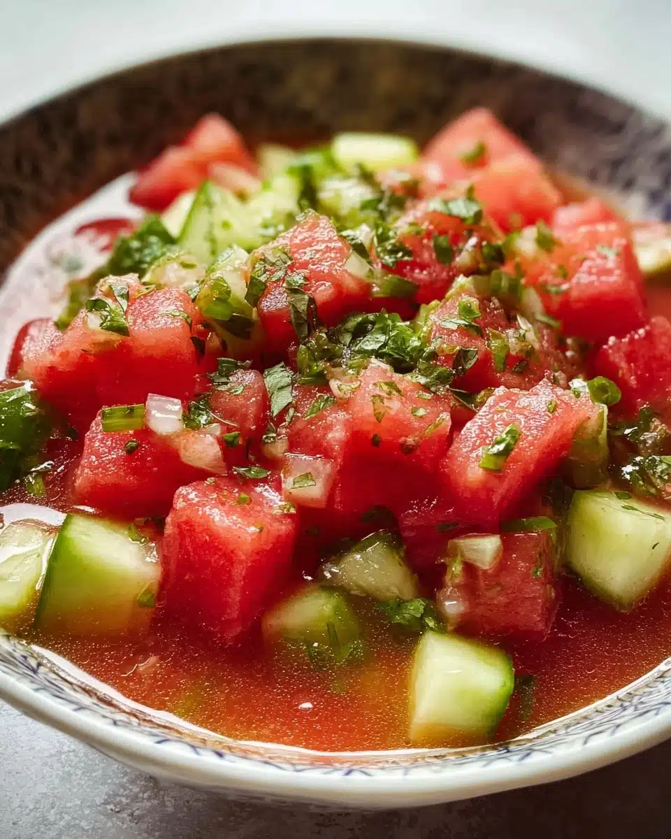 Watermelon Gazpacho Recipe