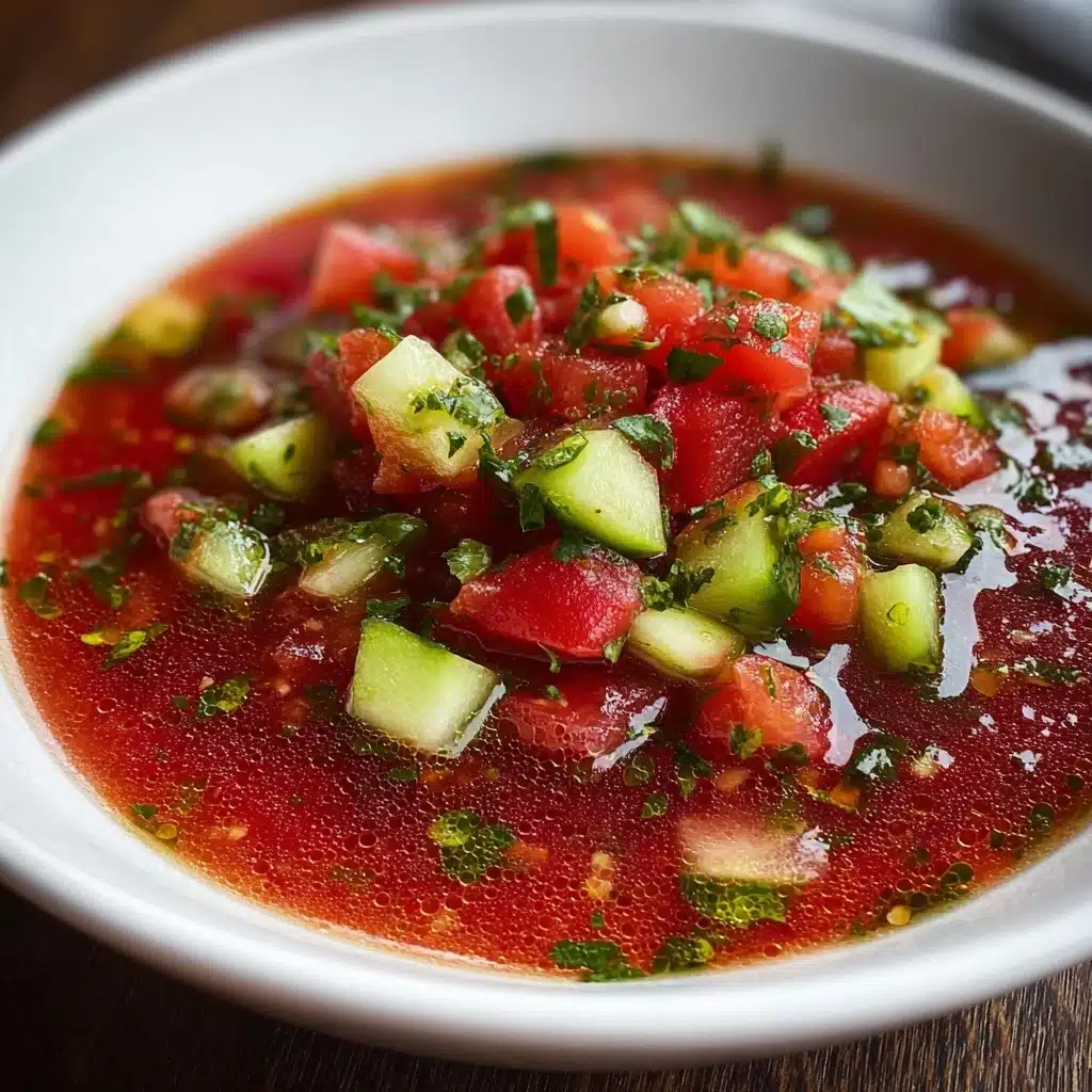 Watermelon Gazpacho Recipe - Recipe Image