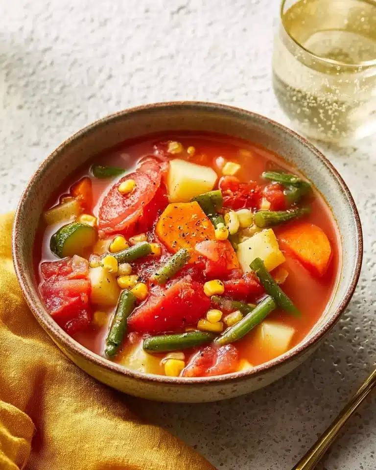 Quick and Easy Vegetable Soup Recipe