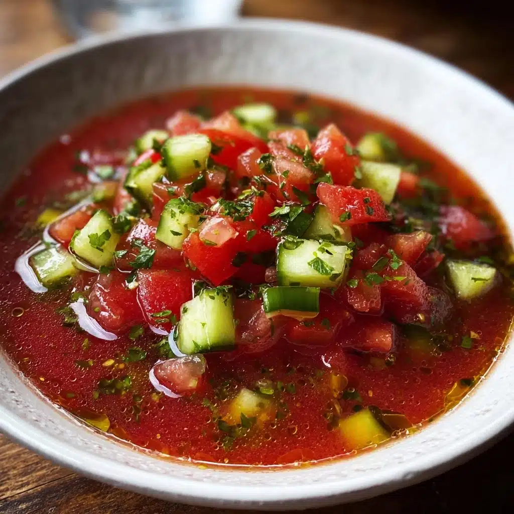 Watermelon Gazpacho Recipe - Recipe Image