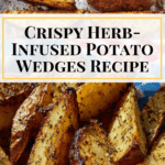 Crusty Herb Potato Wedges Recipe