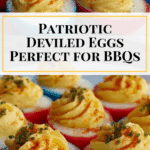 Red, White and Blue Deviled Eggs Recipe