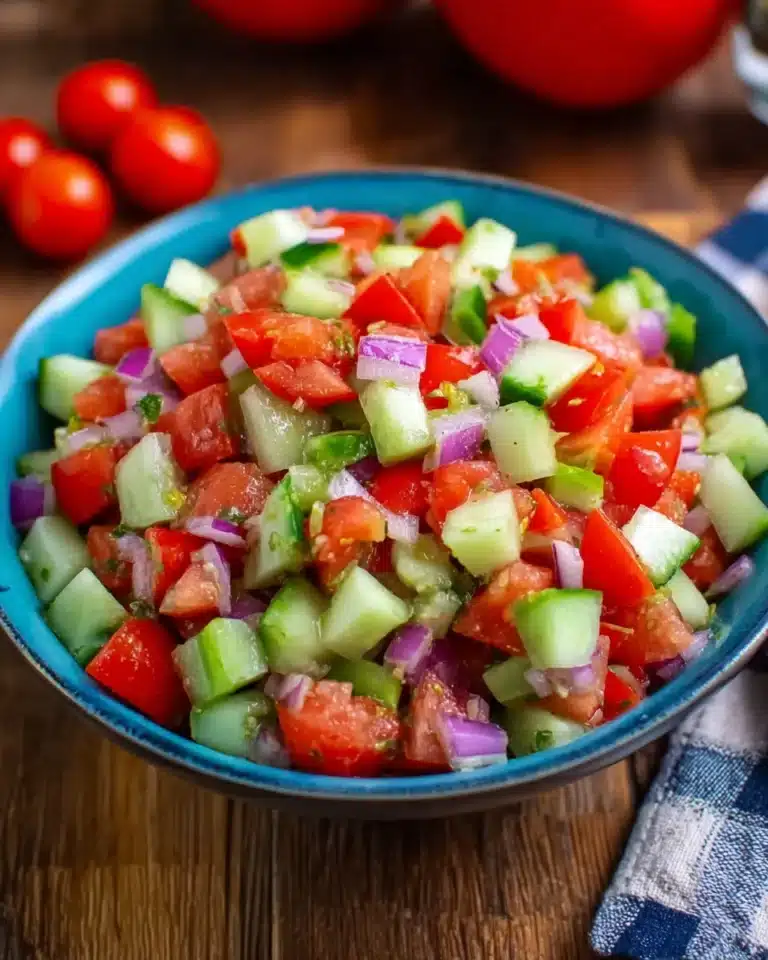 Tomato Cucumber Salad Recipe