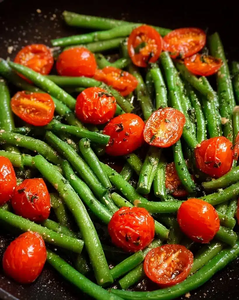 Green Beans with Cherry Tomatoes Recipe