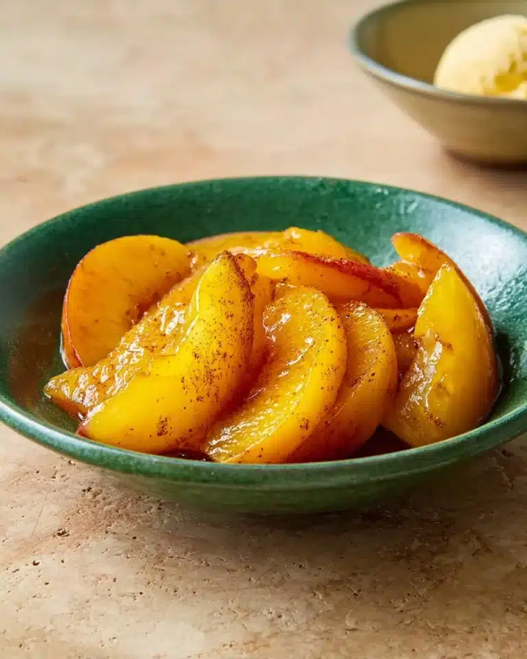 Grilled Peaches Recipe