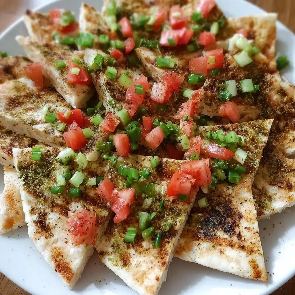 Garlic Pita Bread Bites Recipe - Recipe Image