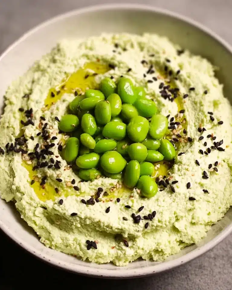 Cilantro Edamame Hummus Recipe