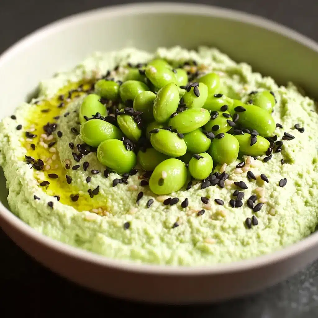 Cilantro Edamame Hummus Recipe - Recipe Image