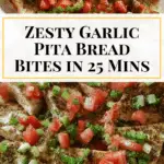Garlic Pita Bread Bites Recipe