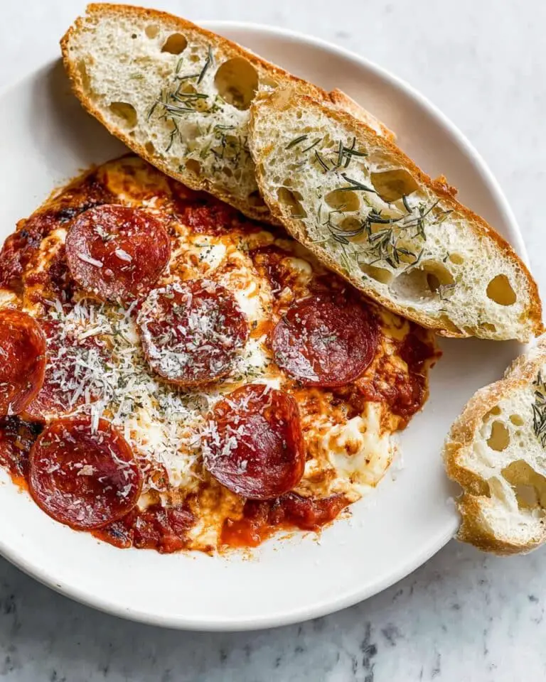 Whipped Cottage Cheese Pizza Dip Recipe