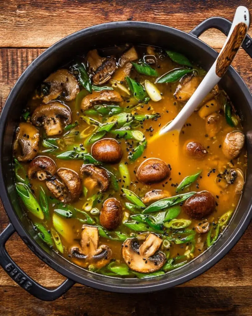 Miso Mushroom Ramen Soup Recipe