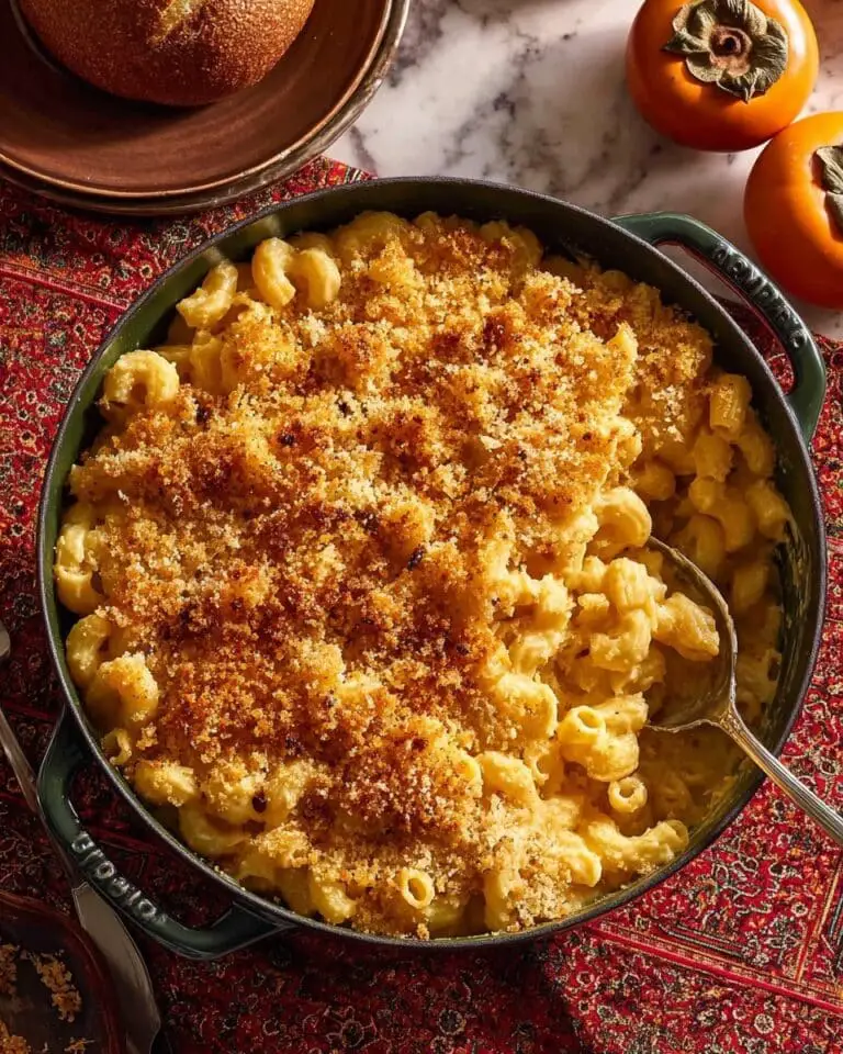 Creamy Gruyère and Cheddar Mac and Cheese with Panko Topping Recipe