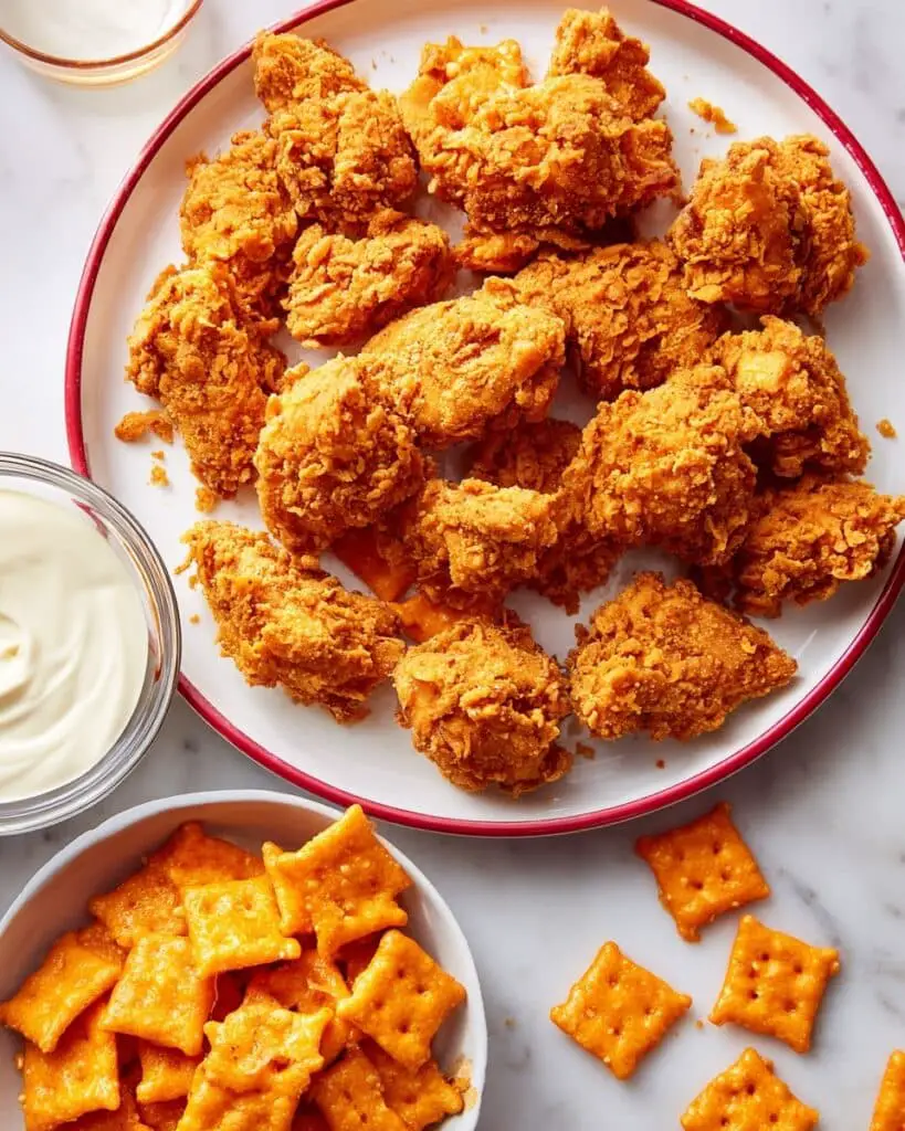 Cheez-It Crusted Chicken Nuggets Recipe